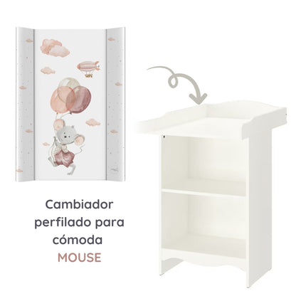 Cambiador Perfilado Para Cómoda Basic Mouse_2