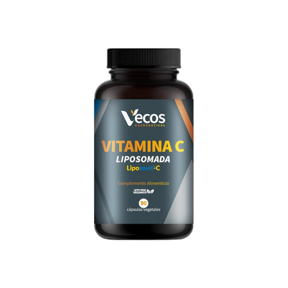Vitamina C Liposomada VECOS (90 cápsulas) | Sistema inmune y Rendimiento Diario | Alta absorción y pureza | LiposovitC®_0
