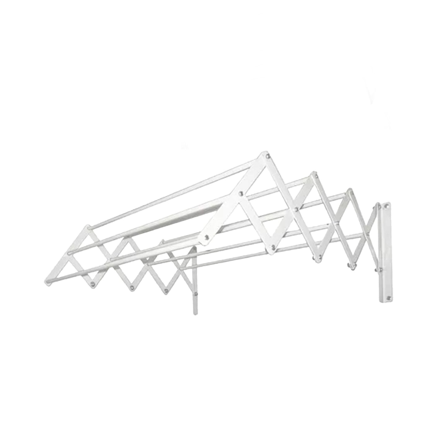 Tendedero Extensible De Pared En Metal 80cm X 3m_0