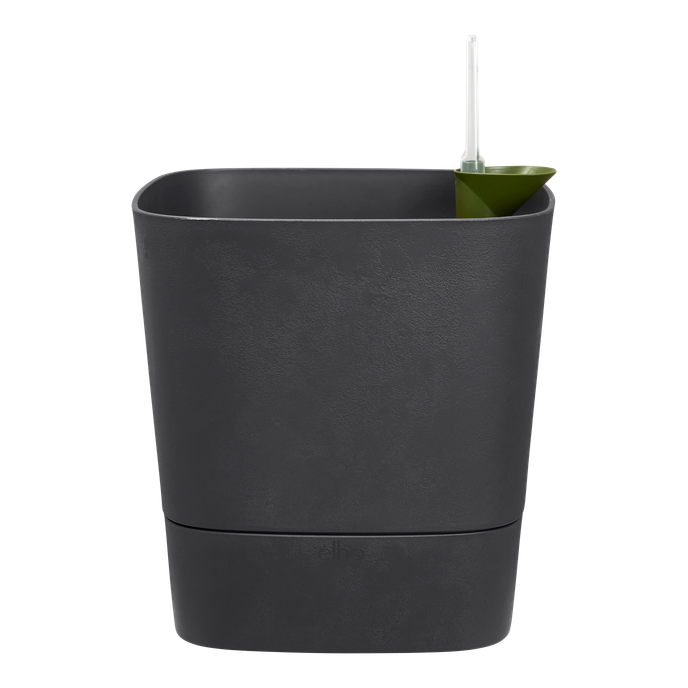Greensense Aquacare Square Elho vaso auto-irrigável 30 cm cinzento carvão