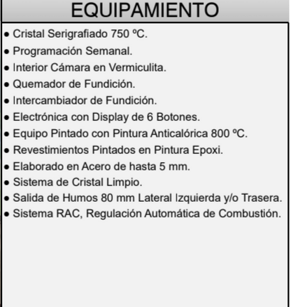 BRICOSOL Estufa de pellets aire frontal cristal serigrafiado FM Modelo BP-200 Negro_1
