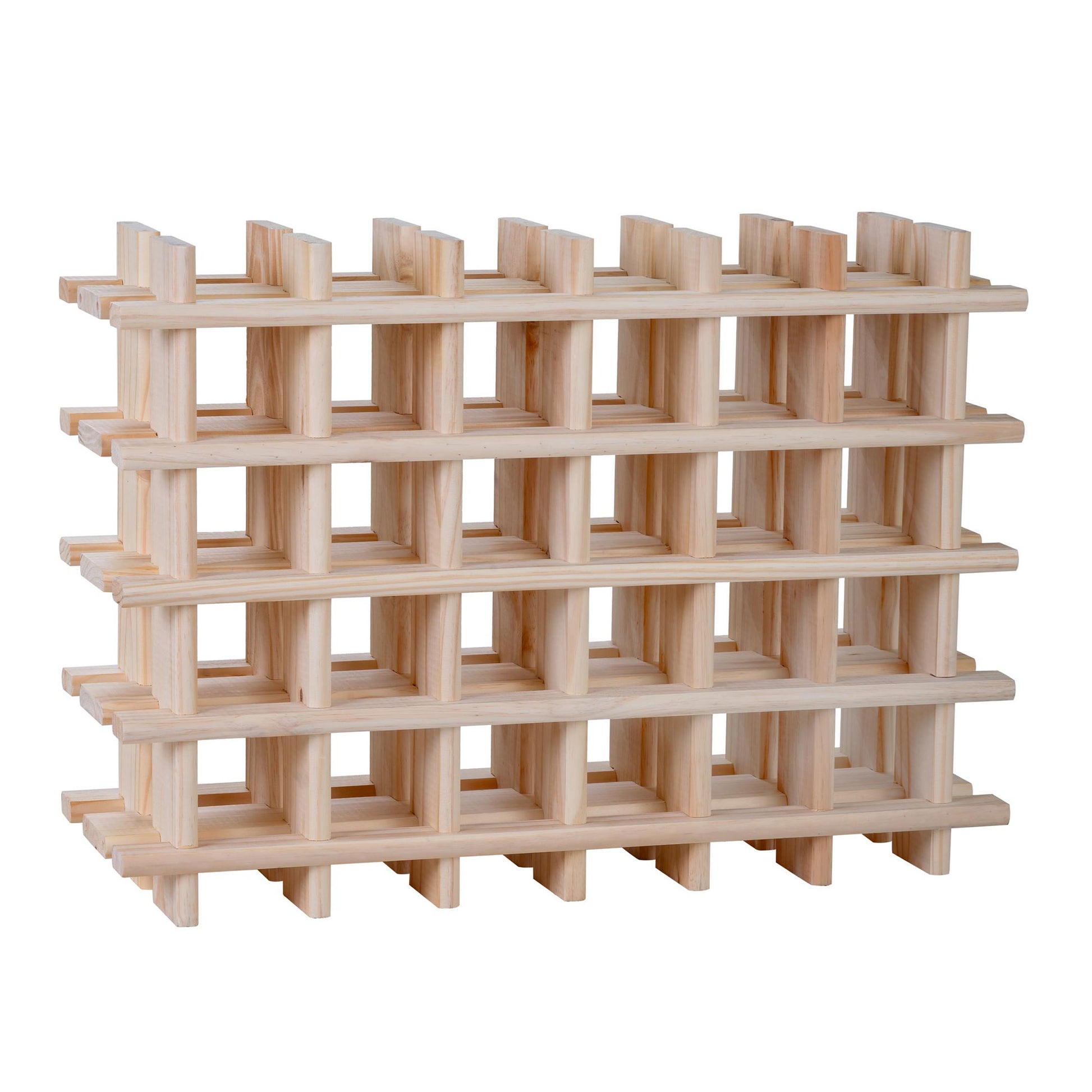Botellero Modular Well Home Para 24 Botellas En Madera - 75,9x22x54,5 Cm_0