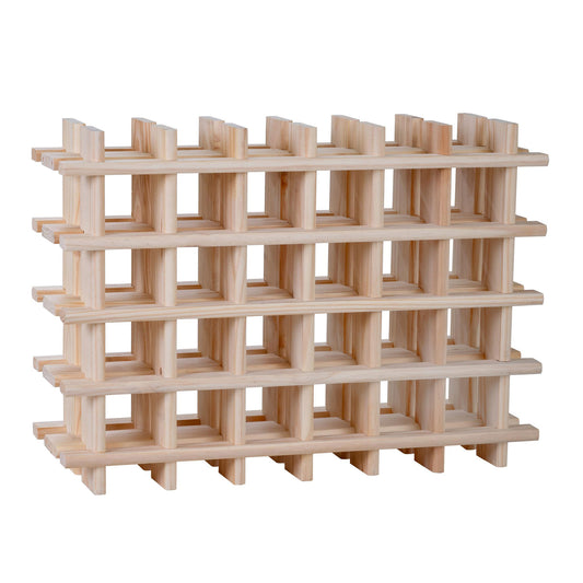 Botellero Modular Well Home Para 24 Botellas En Madera - 75,9x22x54,5 Cm_0