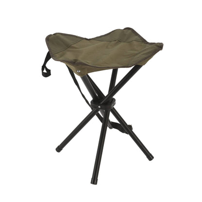 Well Home Taburete Con 4 Patas Plegable En Acero Y Poliéster 33x33x40cm_0