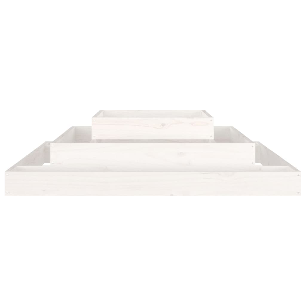 Jardinera Madera Maciza De Pino Blanco 110x110x27 Cm_4