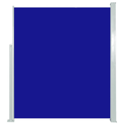 Vidaxl Toldo Lateral Retráctil Para Patio Azul 160x500 Cm_0