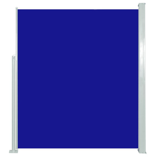 Vidaxl Toldo Lateral Retráctil Para Patio Azul 160x500 Cm_0
