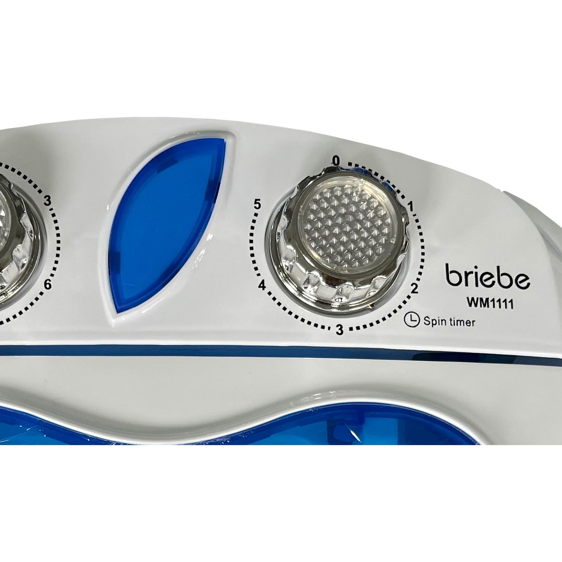 Mini Lavadora Portátil Con Centrifugado, Camping, Capacidad Ropa 3kg, Ideal Viajes, Camper Briebe Wm1111, Blanco/azul_4
