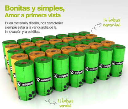Bolsas De Caca Para Perros Biodegradables 36 Rollos_2