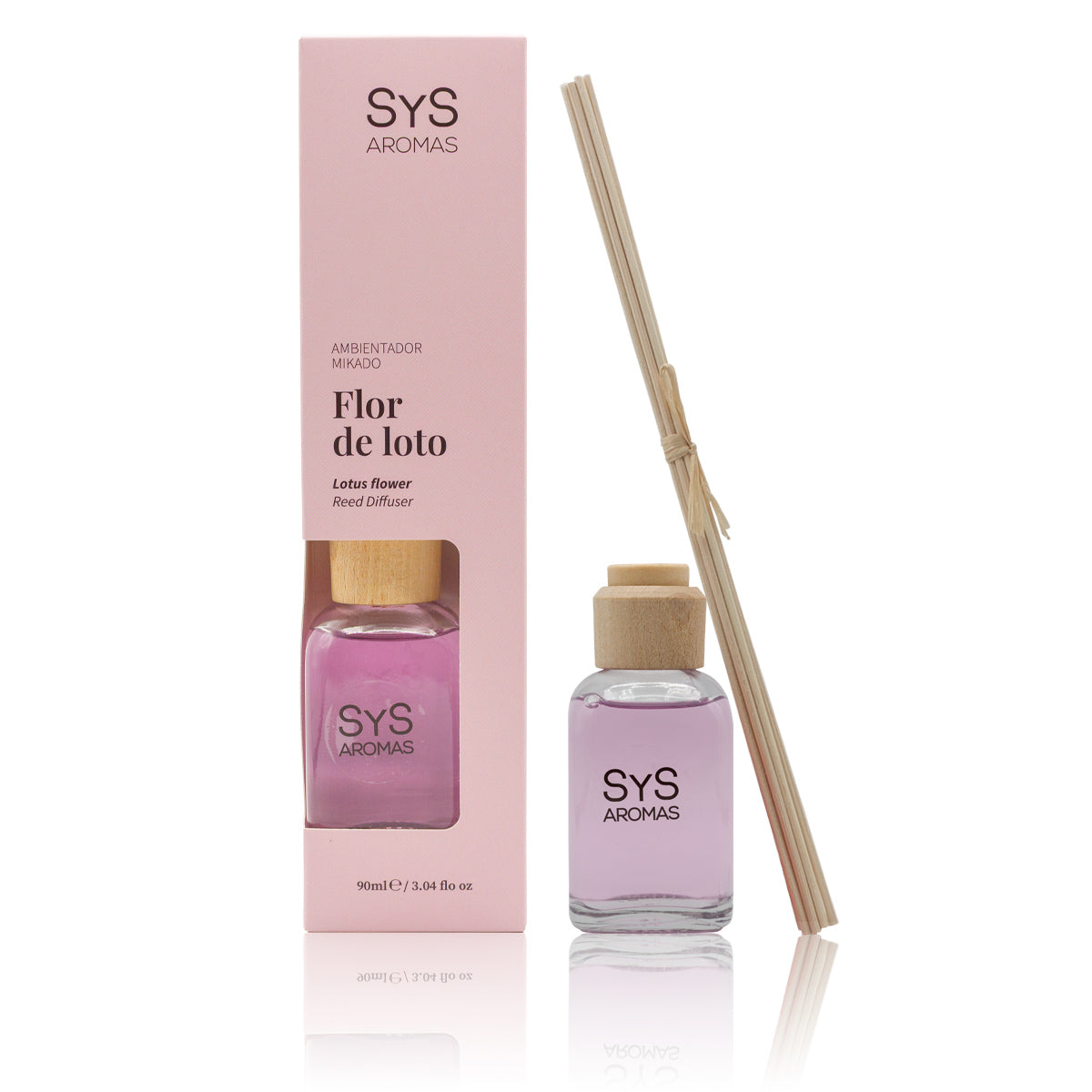 Ambientador Mikado de Flor de Loto Origins SYS Aromas 90 ml | Aroma Floral y Oriental | Relajante_0