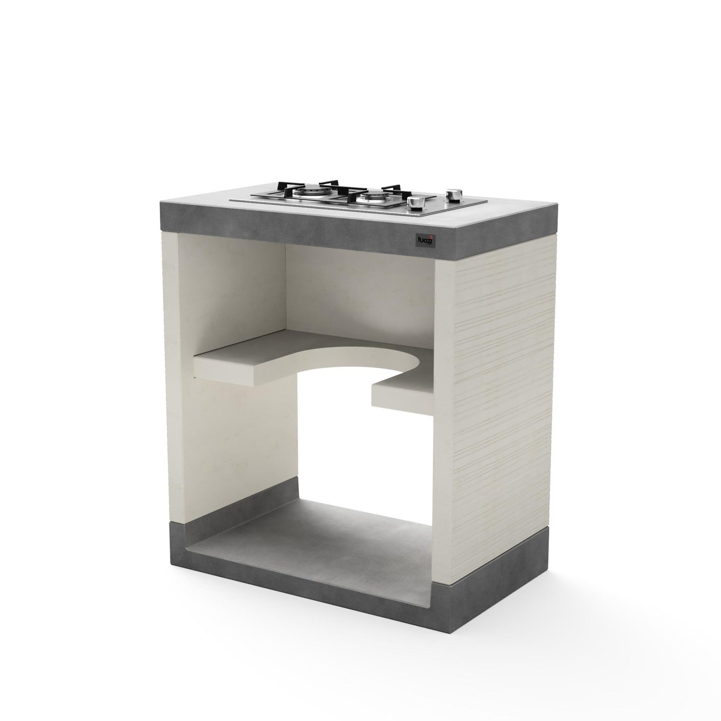 Módulo de bancada Venit Plan 1 com placa Teka Tuozi