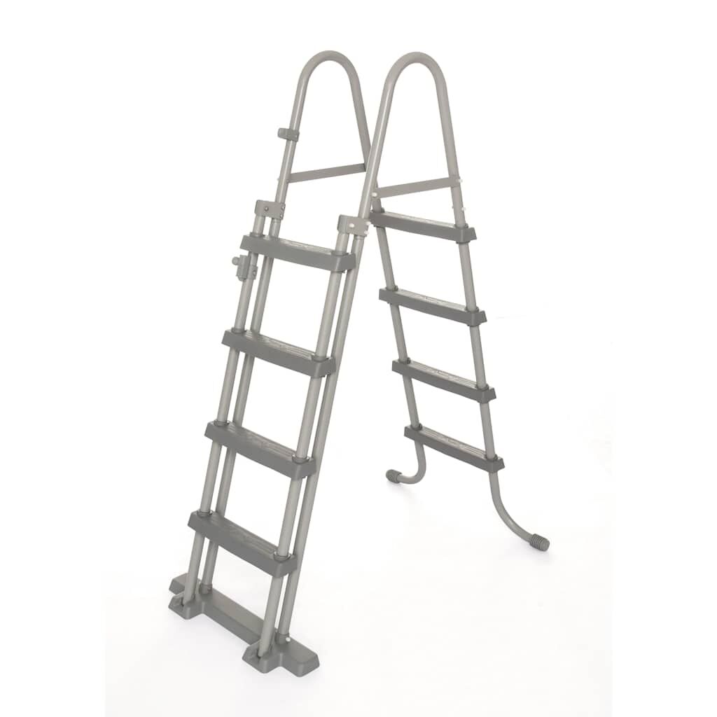 Vidaxl Bestway Escalera De Seguridad Para Piscina 4 Peldaños Flowclear 122 Cm_0