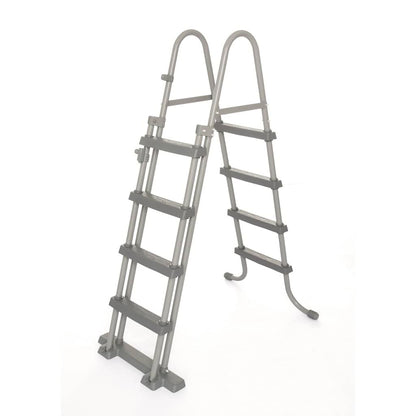 Vidaxl Bestway Escalera De Seguridad Para Piscina 4 Peldaños Flowclear 122 Cm_0