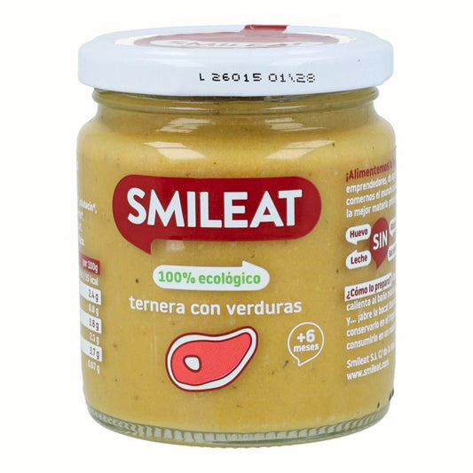 Smileat Carne e Vegetais Biológicos Pote +6 Meses 230g