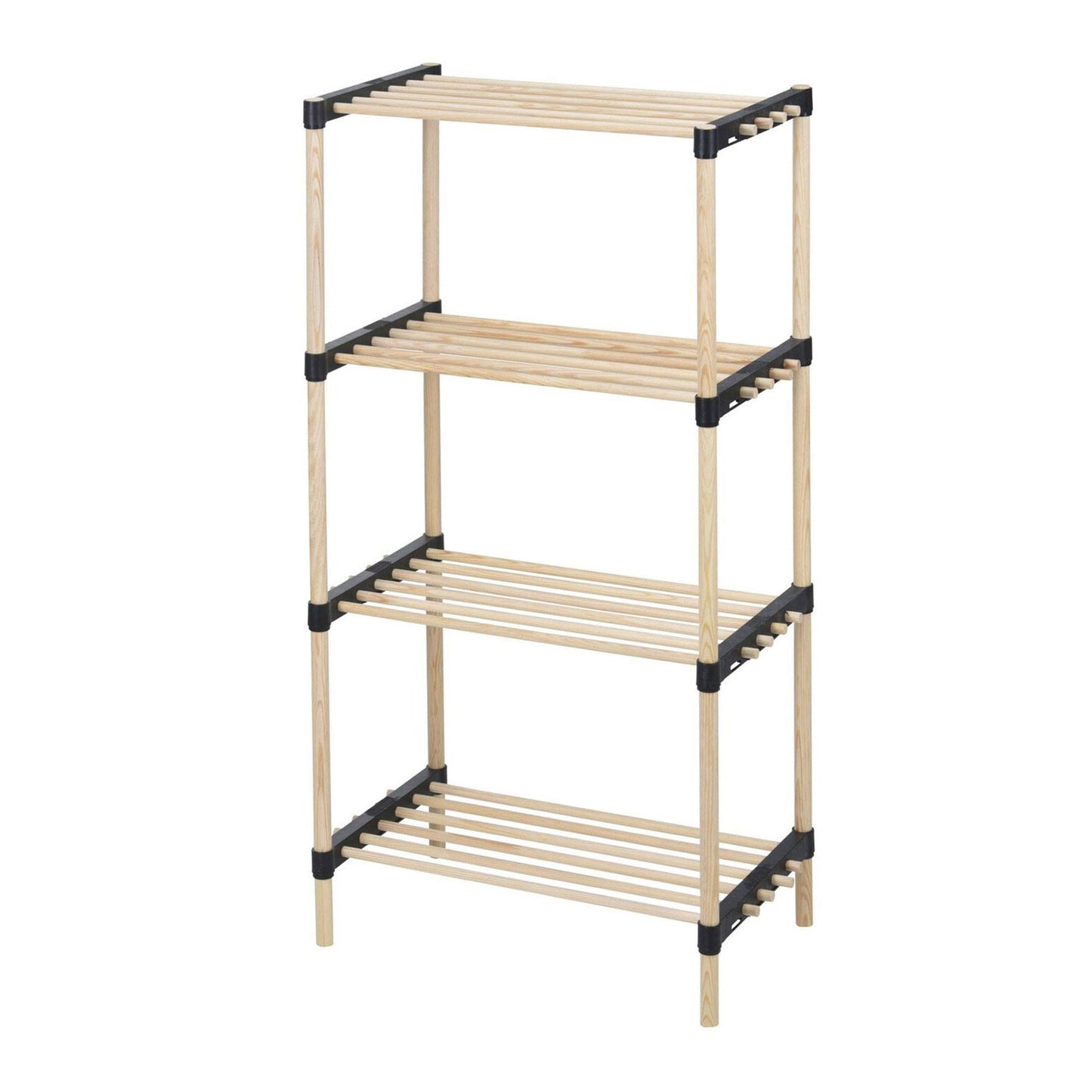 Well Home - Pack 2 Zapateros 4 Estantes Madera Y Metal_2