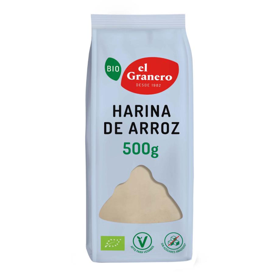 Farinha de Arroz Biológica El Granero, 500 g