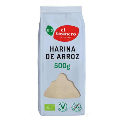Farinha de Arroz Biológica El Granero, 500 g