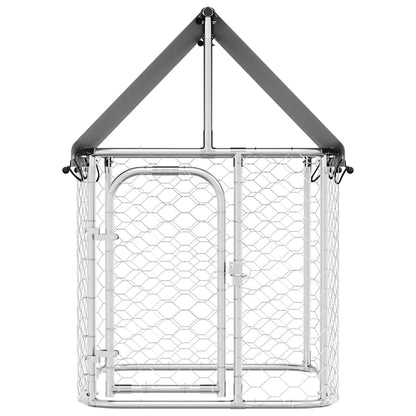 Perrera De Exterior Con Tejado 100x100x150 Cm_4