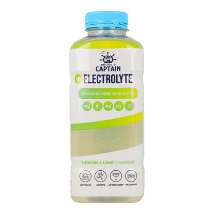 Bebida Natural Electrolyte Lima-Limón Pet The Gutsy Captain 600 ml