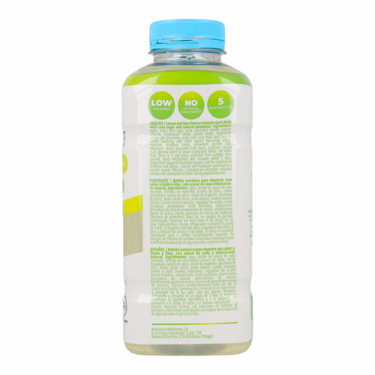 Bebida Natural Electrolyte Lima-Limón Pet The Gutsy Captain 600 ml