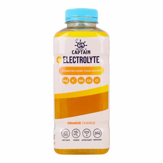 Bebida Natural Electrolyte Naranja Pet The Gutsy Captain 600 ml