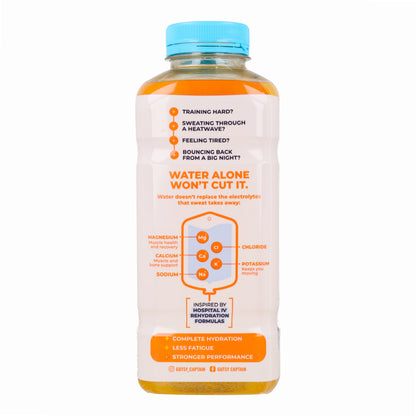 Bebida Natural Electrolyte Naranja Pet The Gutsy Captain 600 ml
