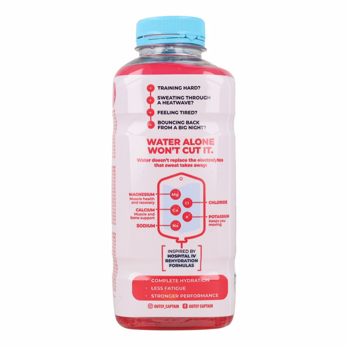 Bebida Natural Electrolyte Fruit Punch Pet The Gutsy Captain 600 ml