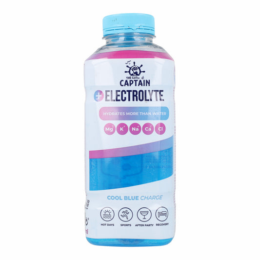 Bebida Natural Electrolyte Cool Blue Pet The Gutsy Captain 600 ml