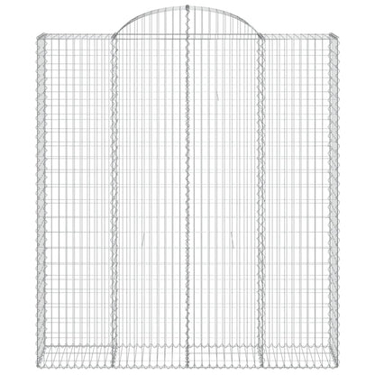 Cestas De Gaviones 3 Uds Forma De Arco Hierro 200x50x220/240 Cm_3