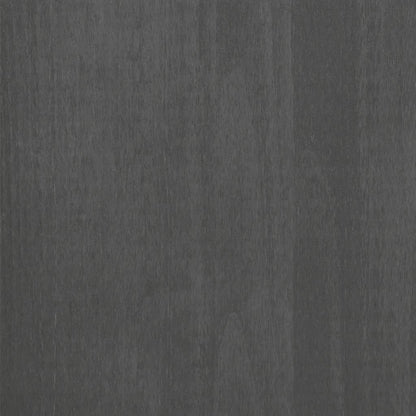 Aparador Hamar Madera Maciza Pino Gris Oscuro 85x35x80 Cm / Vetonek_1
