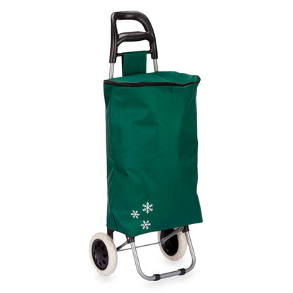 Carro De Compra 2 Ruedas Térmico Verde Kinvara – Mantén Tus Alimentos Frescos_0