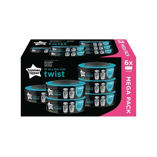 6 recargas para o caixote do lixo Twist&amp;Click