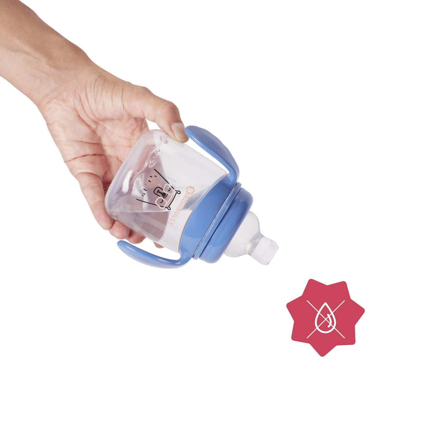 Conjunto de 2 copos anti-fugas Badabulle