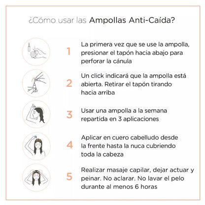Embalagem de 4 Ampolas Antiqueda Nuggela &amp; Sulé 10 ml