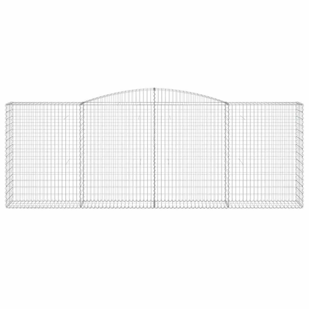 Cestas Gaviones 5 Uds Forma De Arco Hierro 400x50x140/160 Cm_3