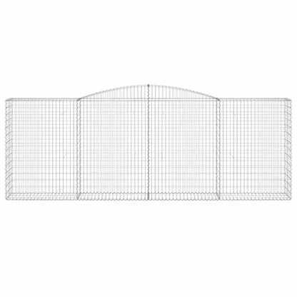 Cestas Gaviones 5 Uds Forma De Arco Hierro 400x50x140/160 Cm_3