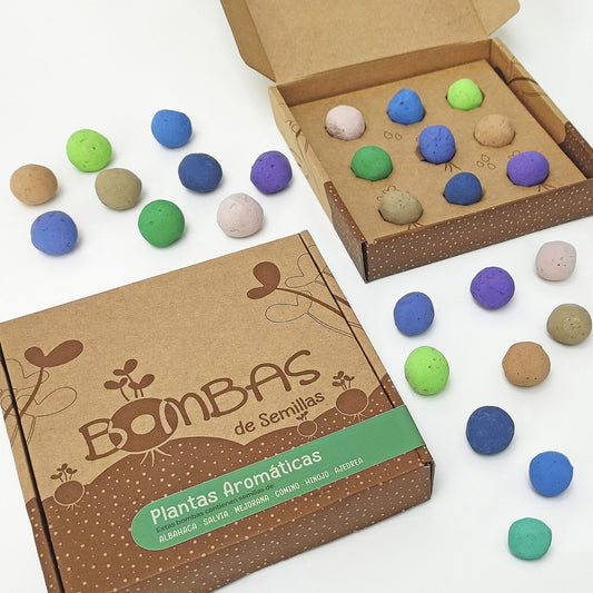 Bombas de Sementes Plantas Aromáticas