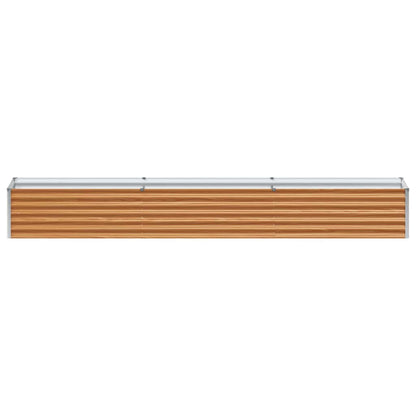 Arriate Elevado Marrón Claro 290 X 50 X 36 Cm Acero Galvanizado_4