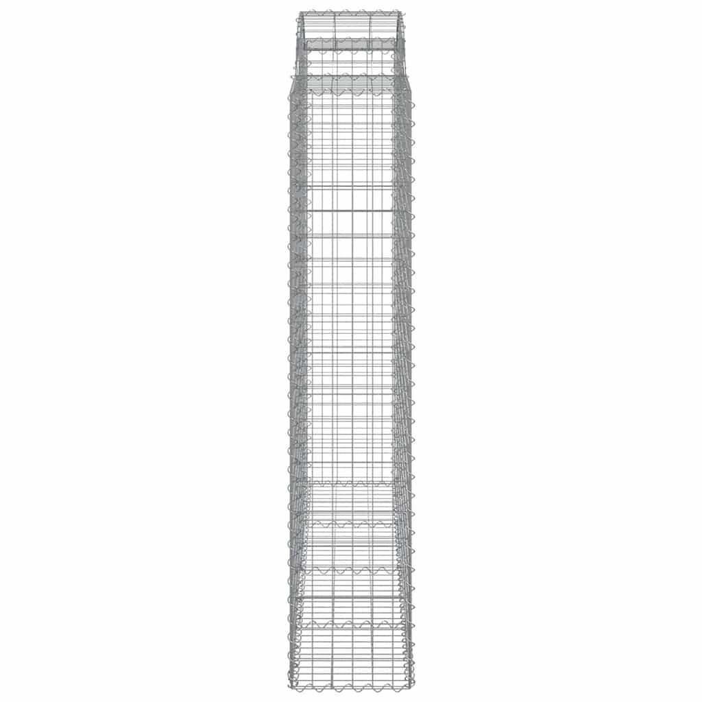 Cestas De Gaviones 9 Uds Forma De Arco Hierro 200x50x200/220 Cm_4