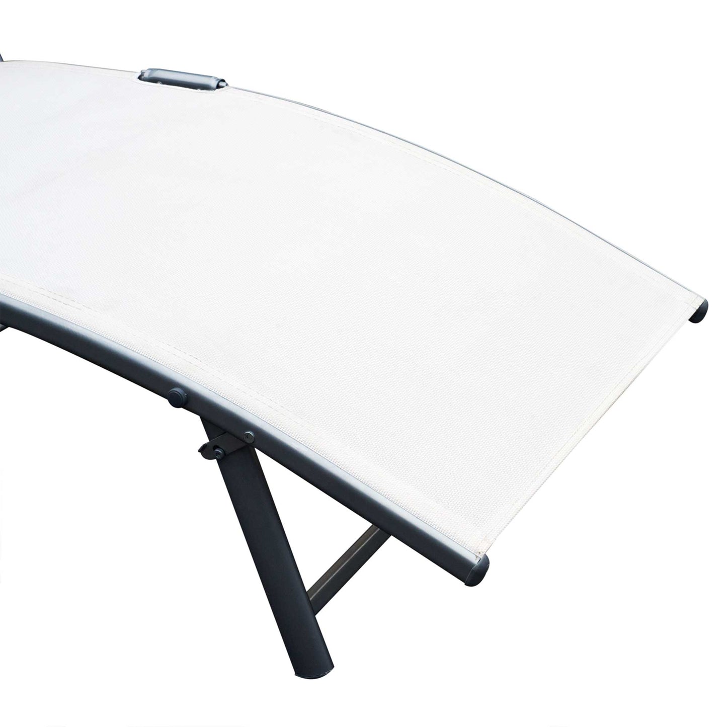 Outsunny Set De 2 Tumbonas Plegables Con Respaldo Ajustable 137x63,5x100,5 Cm_3
