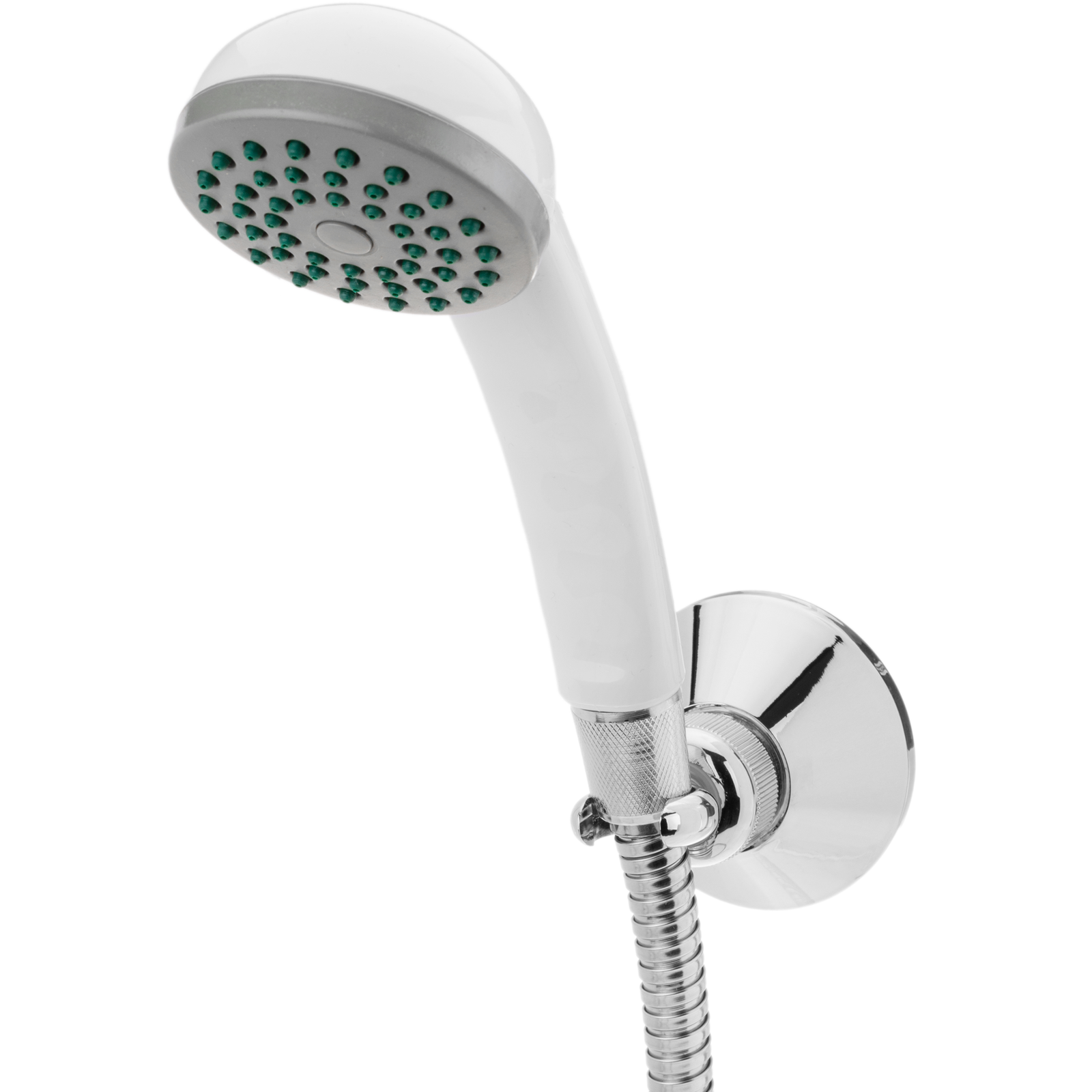 Soporte Horquilla Cromado Para Alcachofa De Ducha Orientable Con Sistema De Fijación De 1 Orificio_1