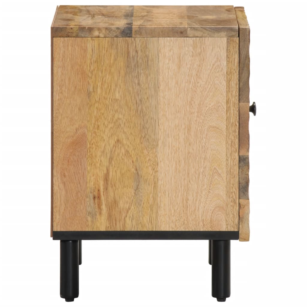 Mesitas De Noche 2 Uds Madera Maciza De Mango 40x33x46 Cm_3