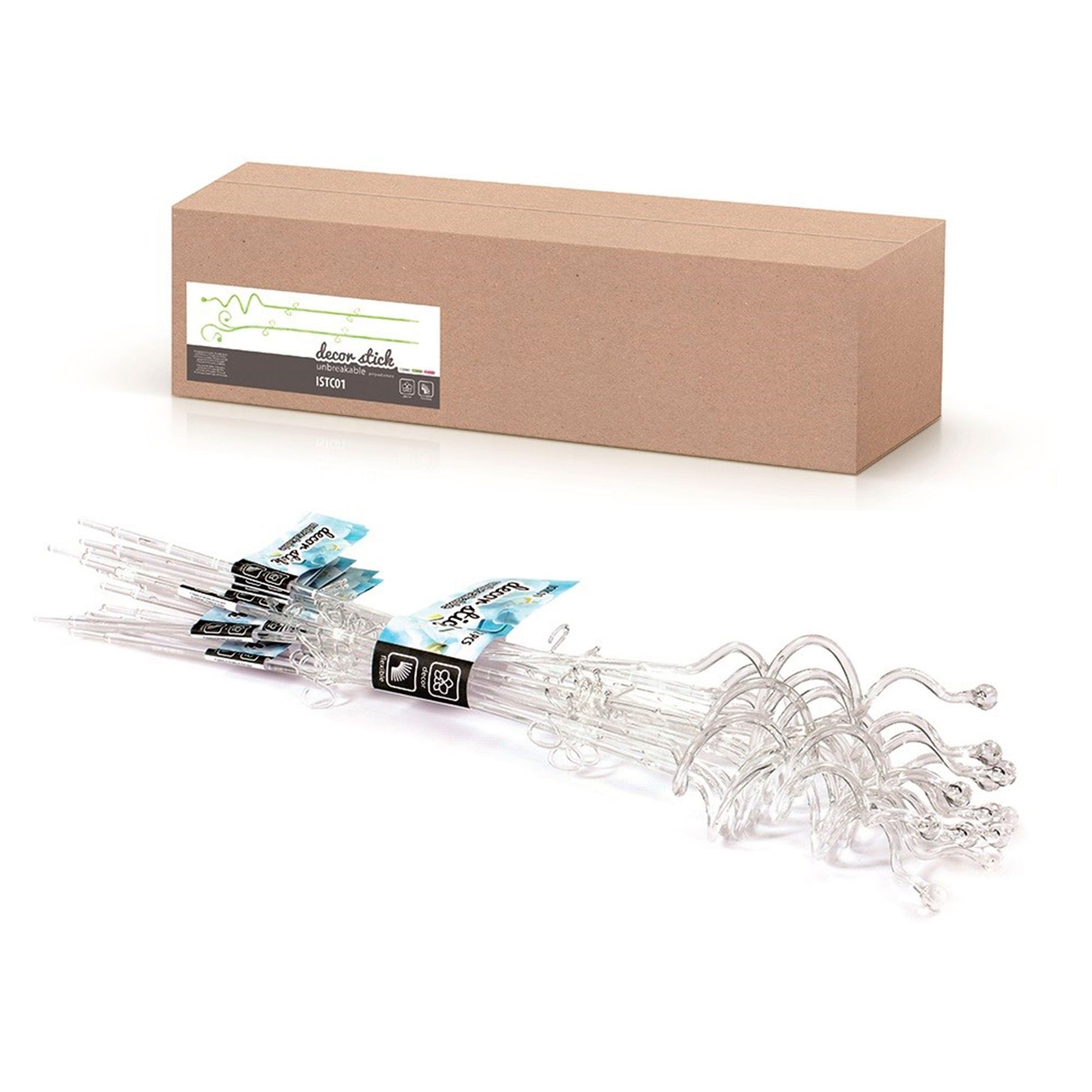 Soporte Para Flores O Plantas Trepadoras Decor , Dimensiones (mm) 90/60x585, Color Transparente