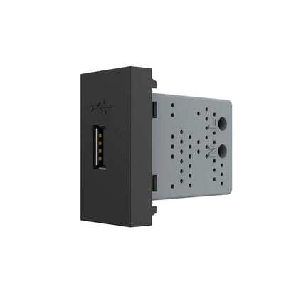 Conector Usb Negro Para Mecanismo De Empotrar_2