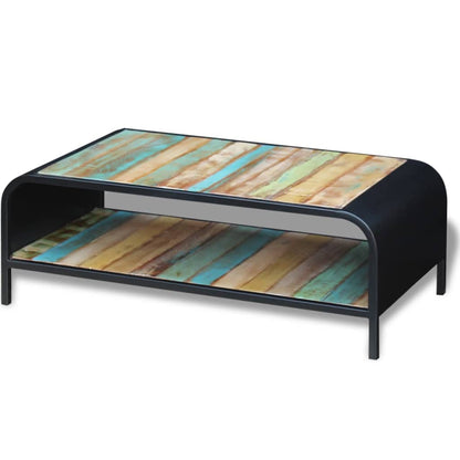 Mesa De Centro Madera Maciza Reciclada_2