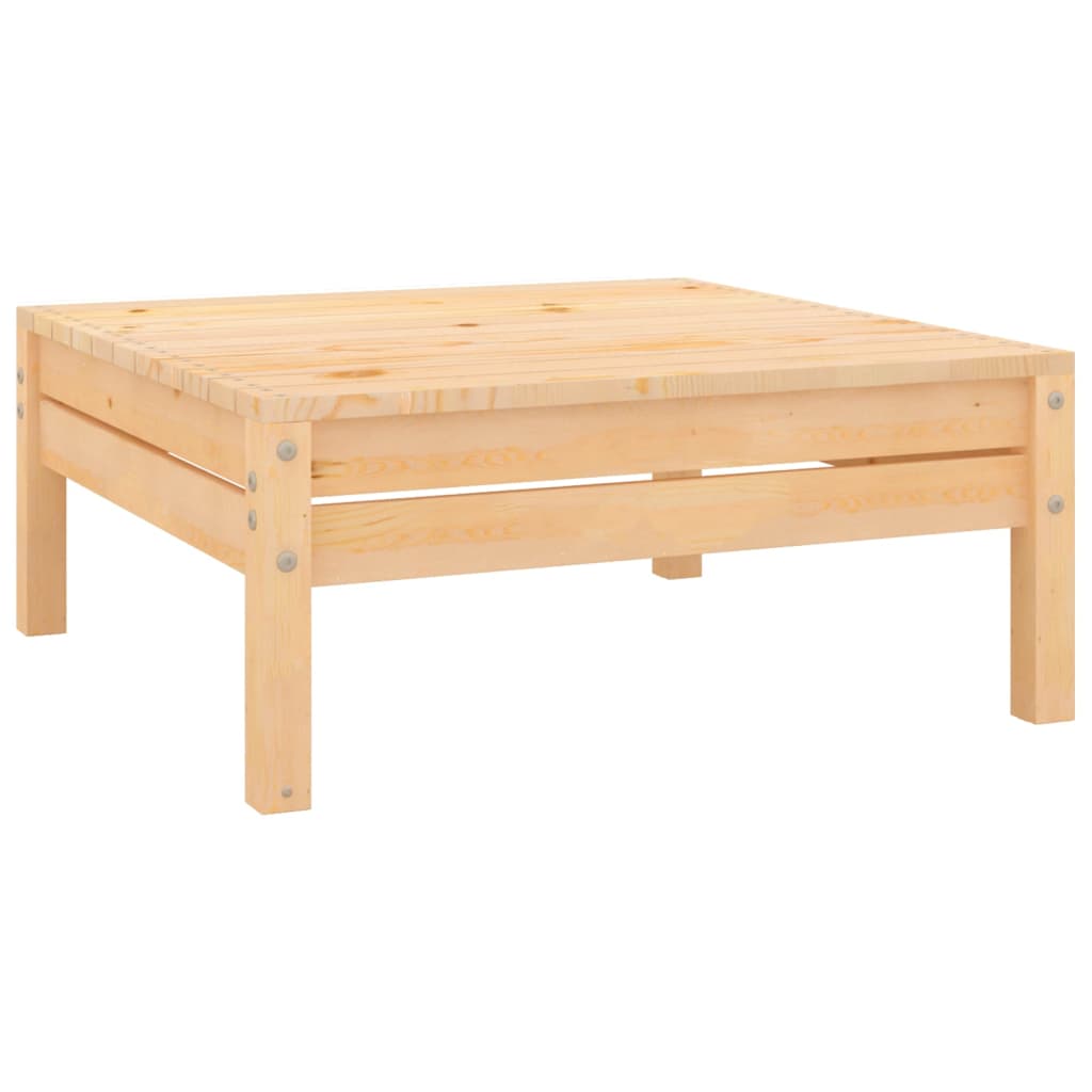 Juego De Muebles De Jardín 11 Piezas Madera Maciza De Pino / Vetonek_1