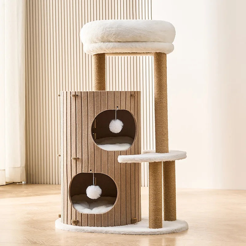 Árbol Para Gatos Horizonte Con Diseño Moderno Y Refugio Confortable Althea Living 61x41x93cm_1