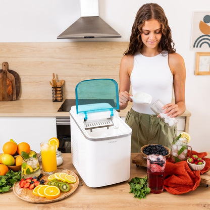 Máquina De Hacer Hielo Chillin' Ice 1200. 105 W, Capacidad De Producción Diaria De 12 Kg, Display Táctil, Ventana De Control, Función Autolimpieza,_1