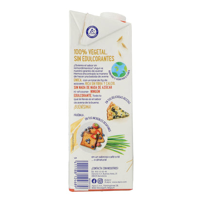 Bebida de Aveia sem Açúcar Alpro 1 Litro
