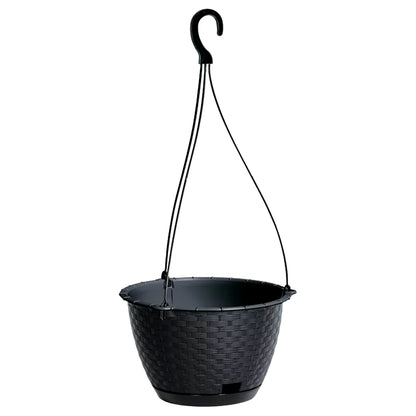 Macetero Colgante Ratolla Round W 4,85l., Dimensiones (mm) 243x243x160, Color Antracita_0